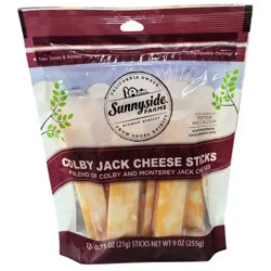 Sunnyside Farms Colby Jack Cheese Sticks