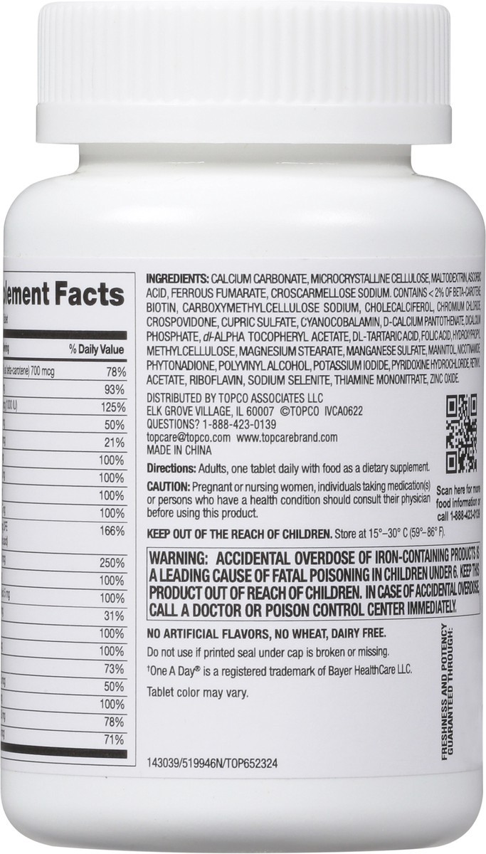 slide 12 of 14, TopCare Women's Vitamin, 100 ct