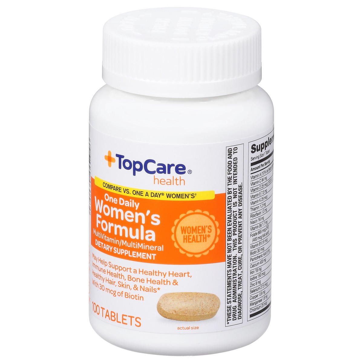 slide 9 of 14, TopCare Women's Vitamin, 100 ct