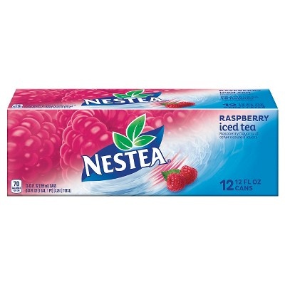 slide 1 of 1, Nestea Iced Tea Raspberry - 12 ct; 12 fl oz, 12 ct; 12 fl oz