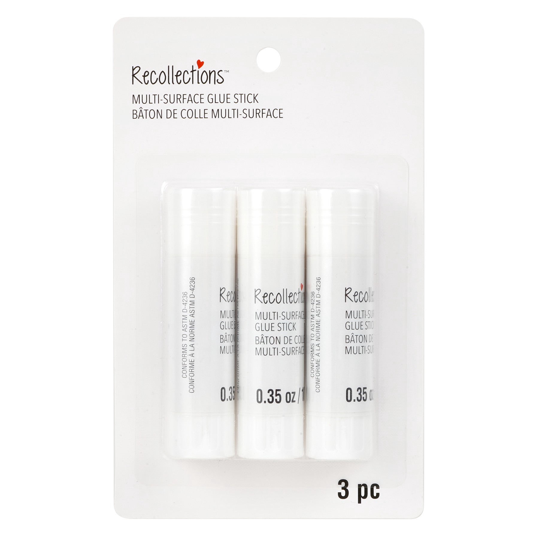 slide 3 of 3, Multi-Surface Glue Sticks By Recollections, 3ct., 3 ct