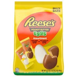 Reese's Assorted Flavored Snack Size Peanut Butter Eggs, Easter Candy Bag, 31.2 oz