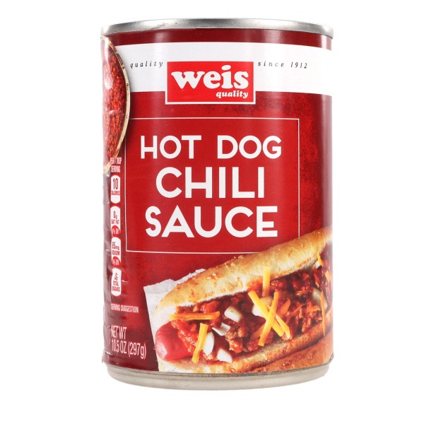 slide 1 of 6, Weis Quality Hot Dog Sauce Chili, 10.5 oz