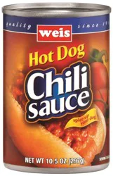 Weis Quality Hot Dog Sauce Chili