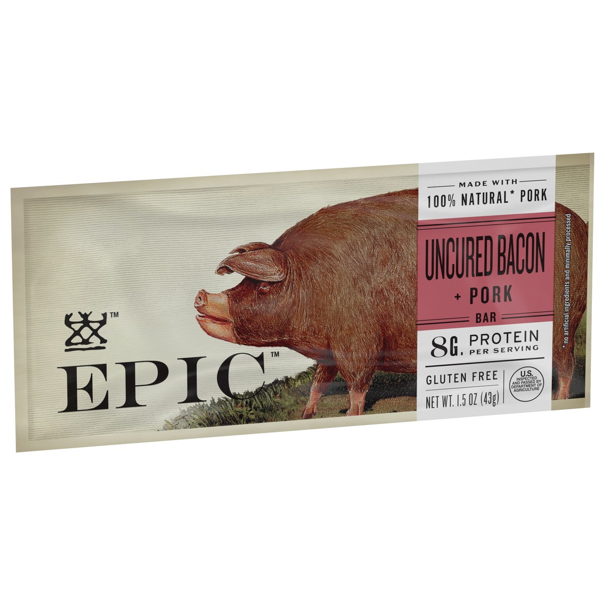 slide 5 of 11, Epic Bacon Sea Salt Bar, 1.5 oz