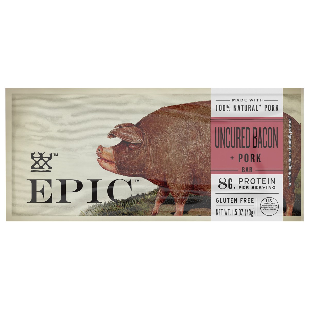 slide 3 of 11, Epic Bacon Sea Salt Bar, 1.5 oz