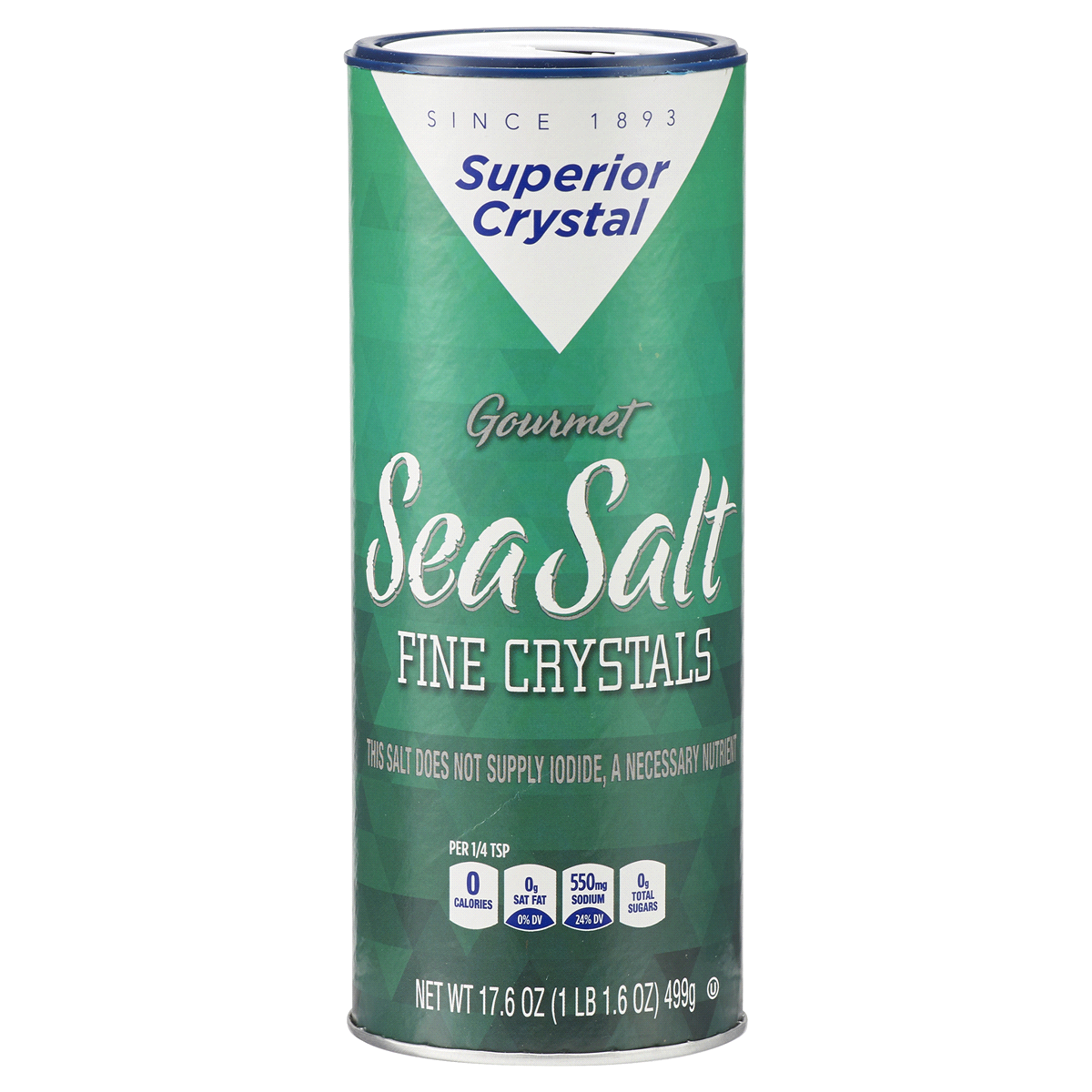 slide 1 of 1, Superior Crystal Gourmet Fine Crystal Sea Salt , 17.6 oz