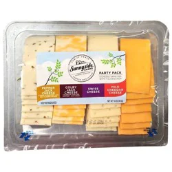 Sunnyside Farms Cheese Party Pack, 4 Cheese Variety