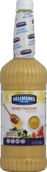 slide 1 of 1, Hellmann's Dressing Honey Mustard, 32 oz