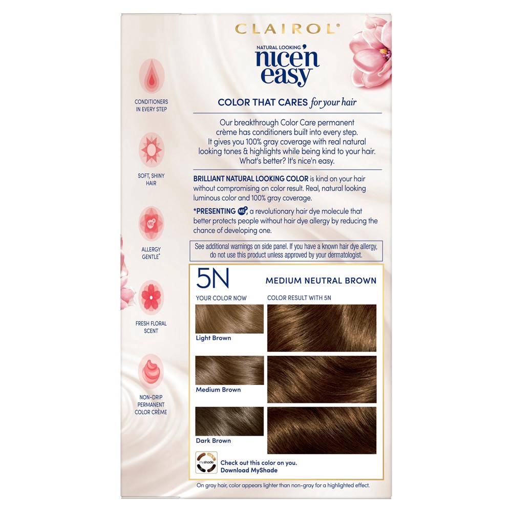 slide 6 of 7, Clairol Balsam Hair Color Permanent Dye, 608 Light Brown, 1 ct