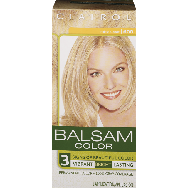 slide 1 of 7, Clairol Balsam Hair Color Permanent Dye, 608 Light Brown, 1 ct