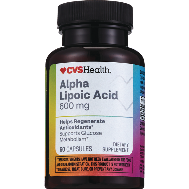 slide 1 of 1, Cvs Health Alpha Lipoic Acid 600Mg, 60 Ct, 60 ct