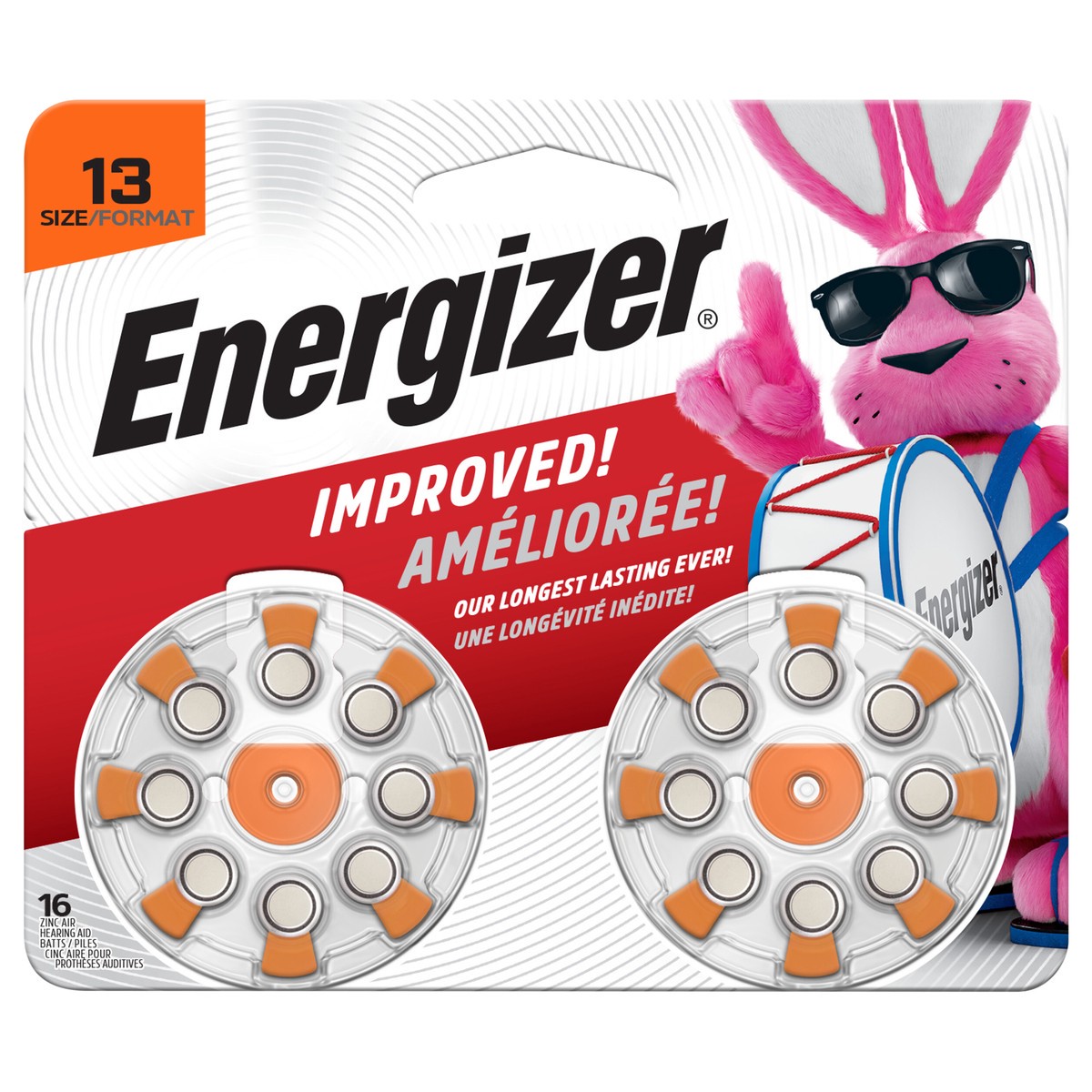 slide 1 of 3, Energizer Hearing Aid Battery 13-16PK, 16 ct