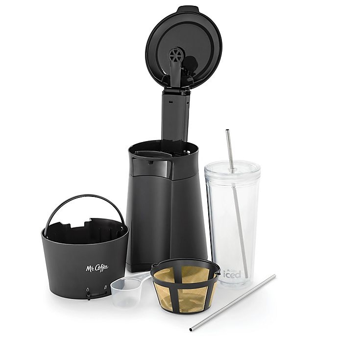 Mr. Coffee Iced Coffee Maker and Filter Black 1 ct Shipt
