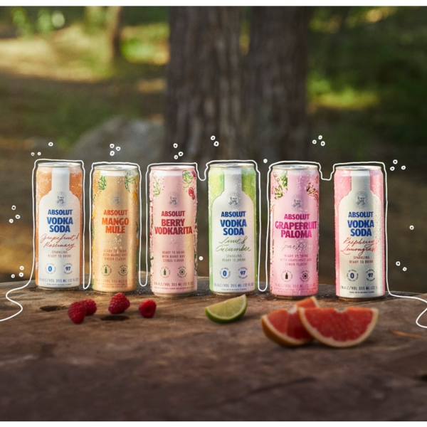 slide 2 of 29, Absolut Grapefruit Paloma Sparkling, 4 ct; 12 oz