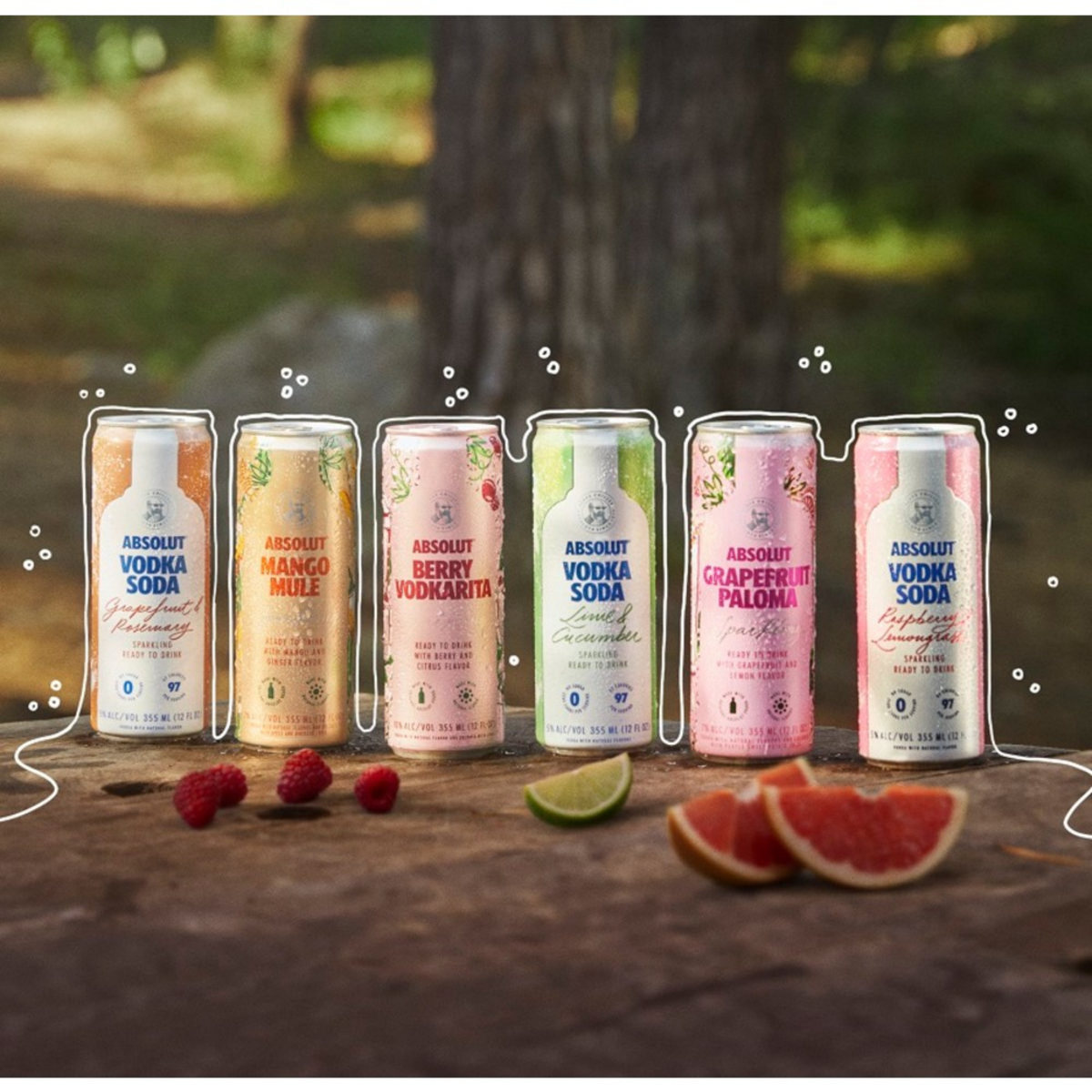 slide 5 of 29, Absolut Grapefruit Paloma Sparkling, 4 ct; 12 oz