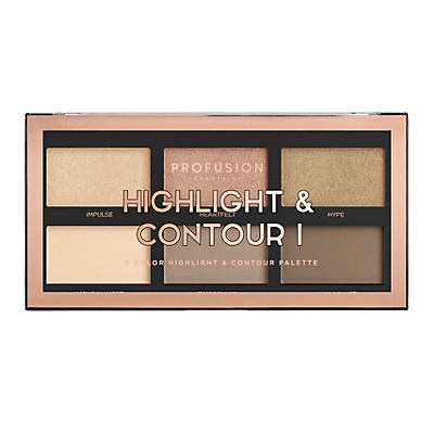 slide 1 of 1, Profusion Cosmetics Highlight & Contour Palette I, 1 ct