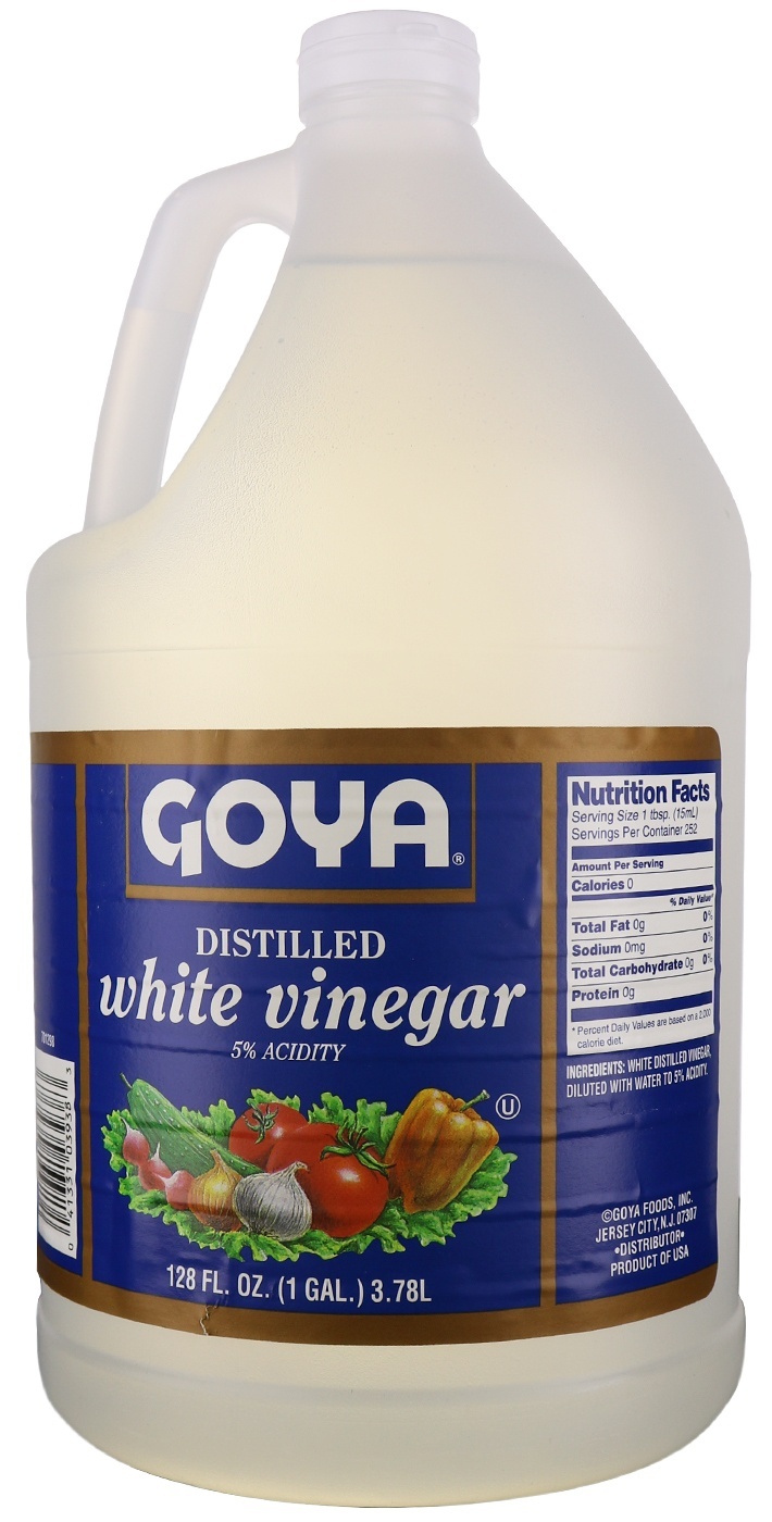 slide 1 of 1, Goya Distilled White Vinegar, 128 fl oz