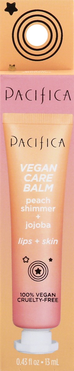 slide 1 of 9, Pacifica Peach Shimmer + Jojoba Vegan Care Balm 0.43 oz, 0.43 oz