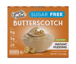 Simply Delish Sugar Free Keto Butterscotch Pudding