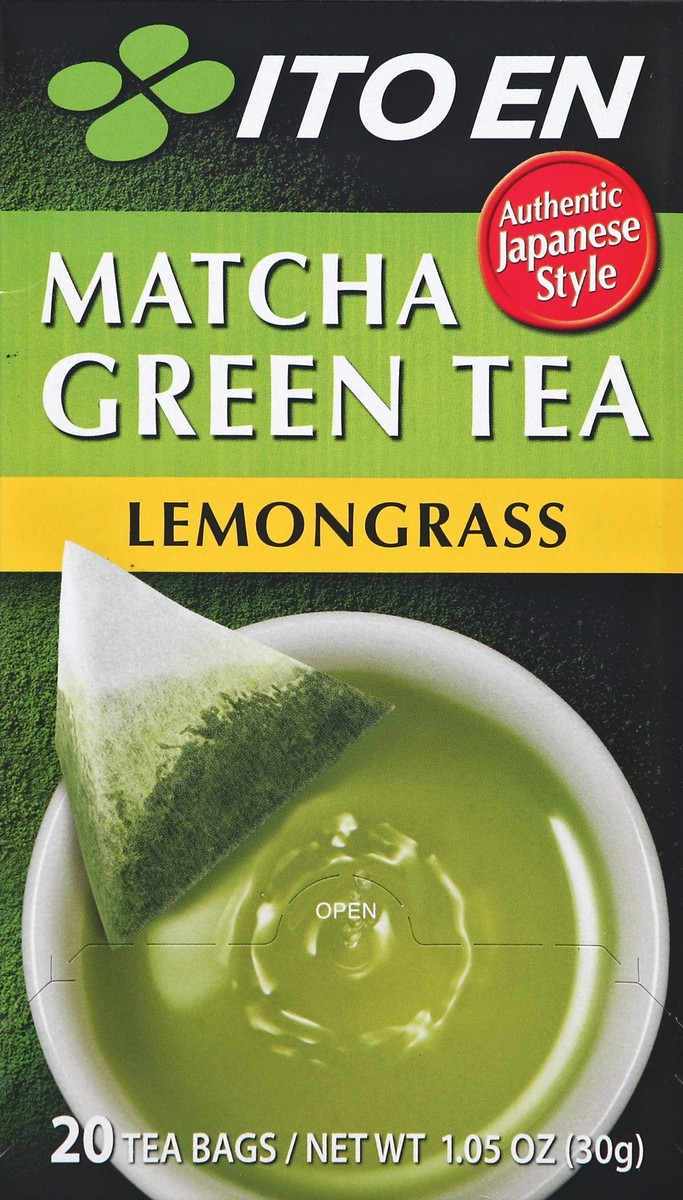 slide 4 of 5, Ito En Green Tea, Matcha, Lemongrass, Bags - 20 ct, 20 ct