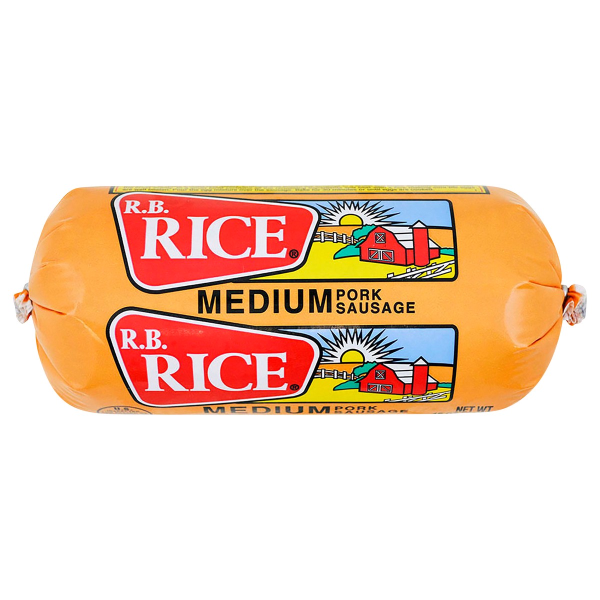 slide 1 of 9, RB RICE R. B. Rice Medium Pork Sausage, 16 oz