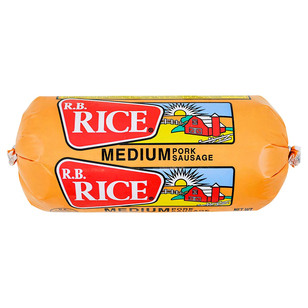 slide 5 of 9, RB RICE R. B. Rice Medium Pork Sausage, 16 oz
