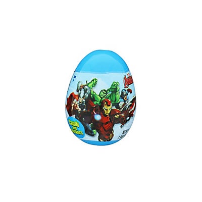 slide 1 of 1, Avengers Plastic Egg with Candy & Stickers, 1 oz