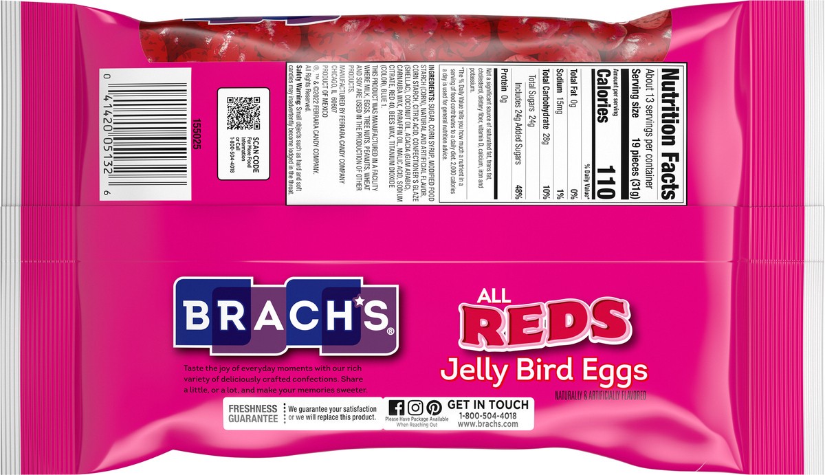 slide 5 of 13, Brach's Brach'S Easter Reds Jelly Bird Eggs, 14.5 oz