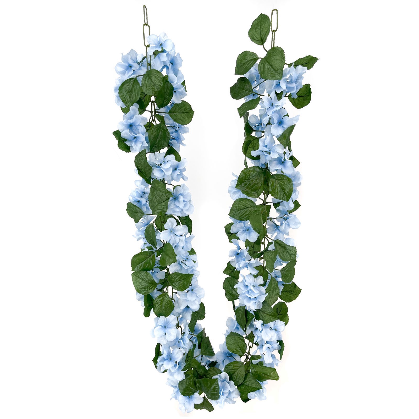 slide 3 of 4, 6ft. Blue Hydrangea Chain Garland By Ashland, 6 ft