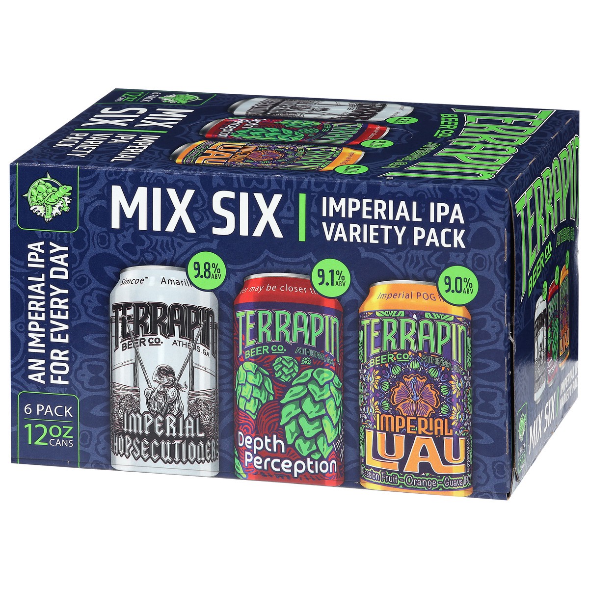 slide 3 of 4, Terrapin Beer Co. Imperial IPA Mix Six Beer Variety Pack 6 - 12 oz Cans, 6 ct