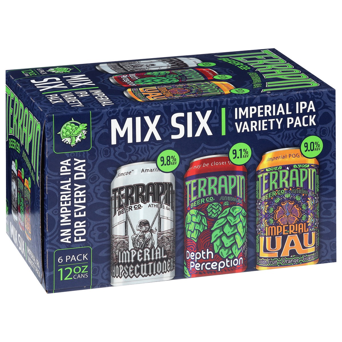 slide 4 of 4, Terrapin Beer Co. Imperial IPA Mix Six Beer Variety Pack 6 - 12 oz Cans, 6 ct