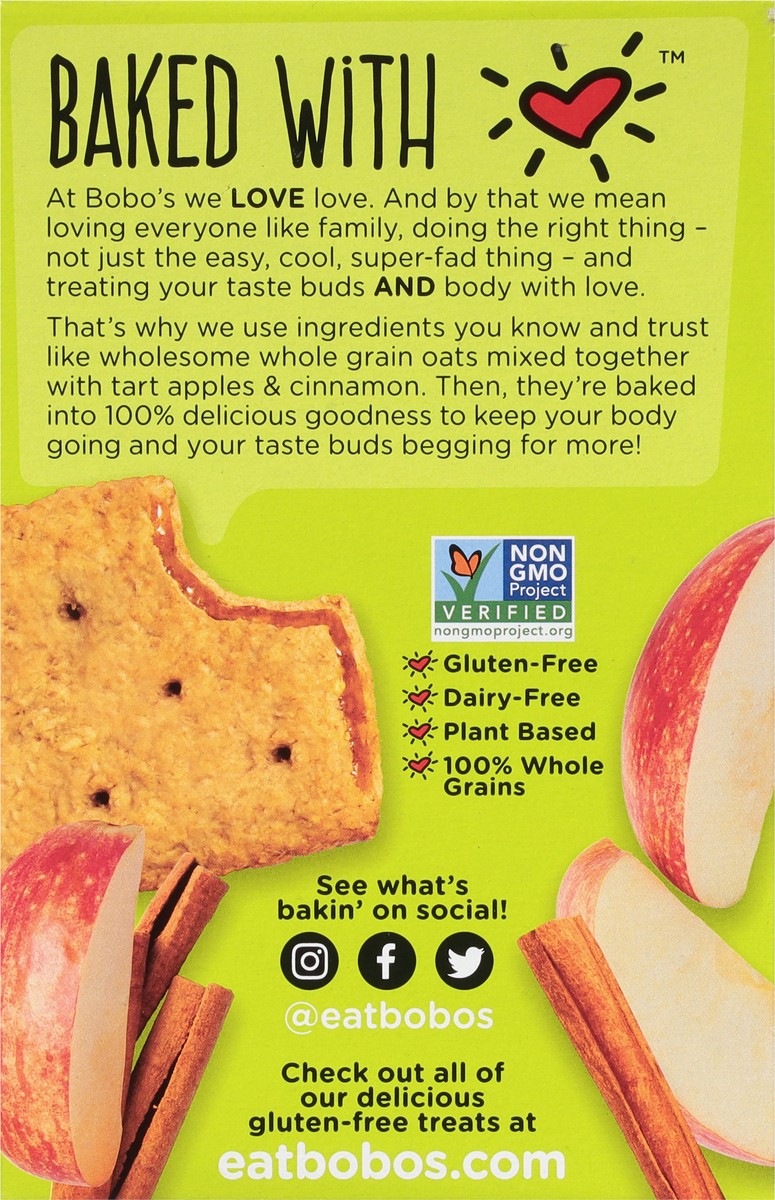 slide 2 of 12, Bobos Oat Bars Pastry Apple Pie 3Pk, 3 ct