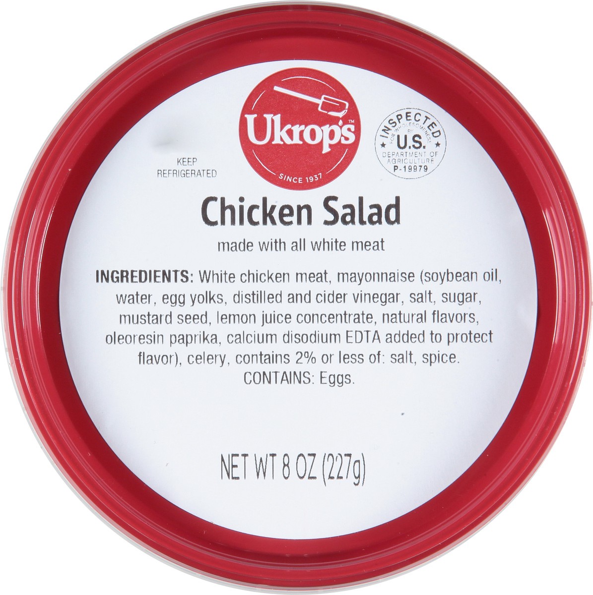 slide 13 of 14, Ukrop's Chicken Salad, 8 oz