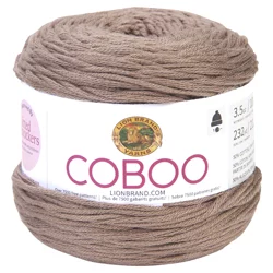 Lion Brand Coboo Yarn - Taupe