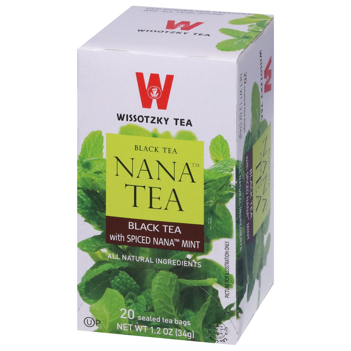 slide 3 of 9, Wissotzky Tea Tea Bags Black Tea with Spiced Nana Mint - 20 ct, 1.5 oz