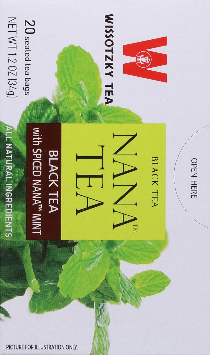 slide 4 of 9, Wissotzky Tea Tea Bags Black Tea with Spiced Nana Mint - 20 ct, 1.5 oz