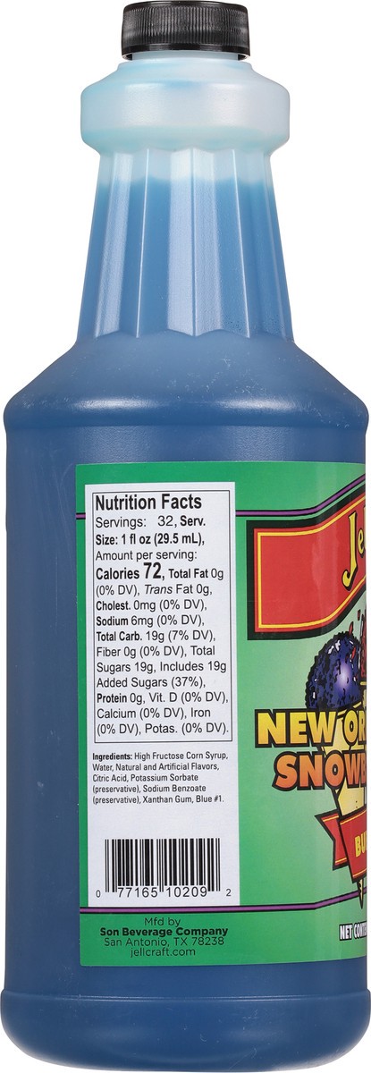 slide 7 of 11, Jell-Craft New Orleans Style Bubble Gum Snowball Syrup 32 oz, 32 oz