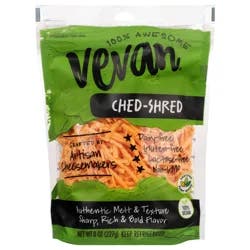 Vevan Cheese Ched Shreds 8 Oz