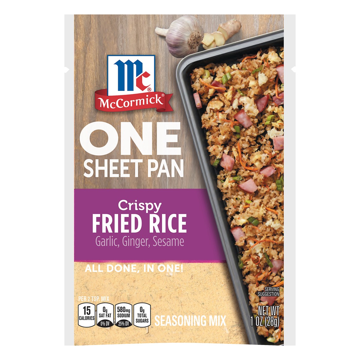 slide 6 of 9, McCormick Fried Rice Seasoning Mix, 1 oz