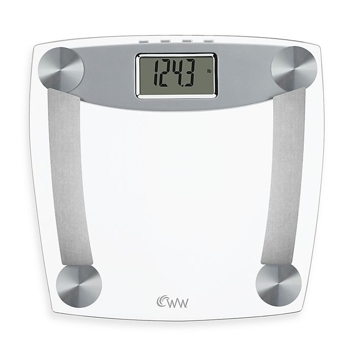 slide 1 of 2, Weight Watchers by Conair Glass Body Analysis Bathroom Scale with Muscle Mass, 1 ct