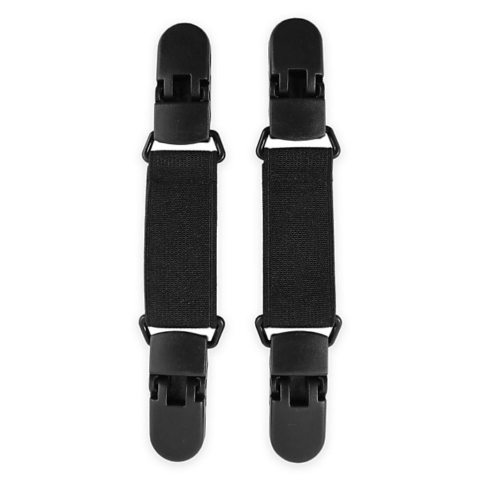 slide 1 of 1, Rising Star Mitten Clips - Black, 2 ct