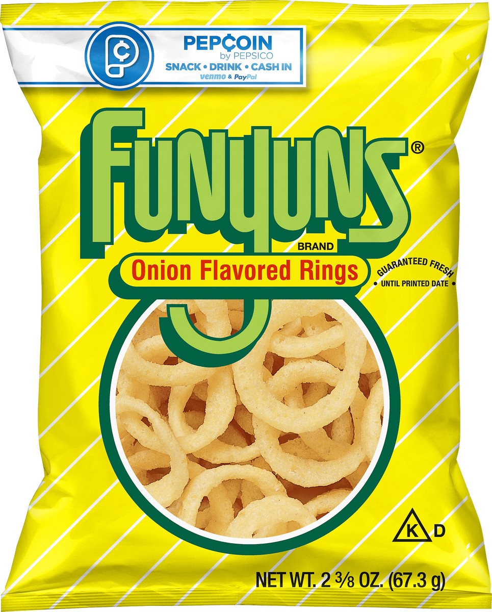 slide 3 of 3, Funyuns Onion Rings 2.38 oz, 2.63 oz