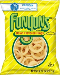 Funyuns Onion Flavored Rings 2 3/8 Oz