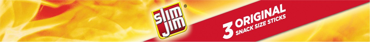 slide 2 of 9, Slim Jim Smoked Original Snack Stick Snack Size 3 - 0.28 oz Sticks, 3 ct
