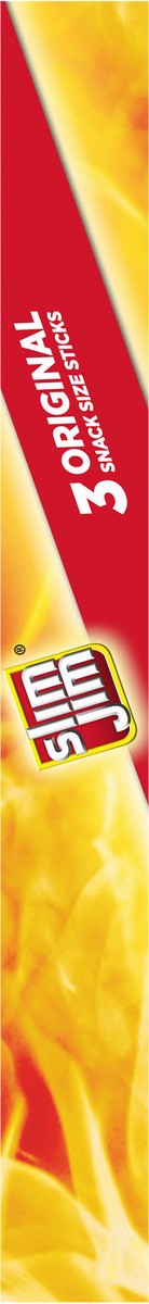 slide 9 of 9, Slim Jim Smoked Original Snack Stick Snack Size 3 - 0.28 oz Sticks, 3 ct