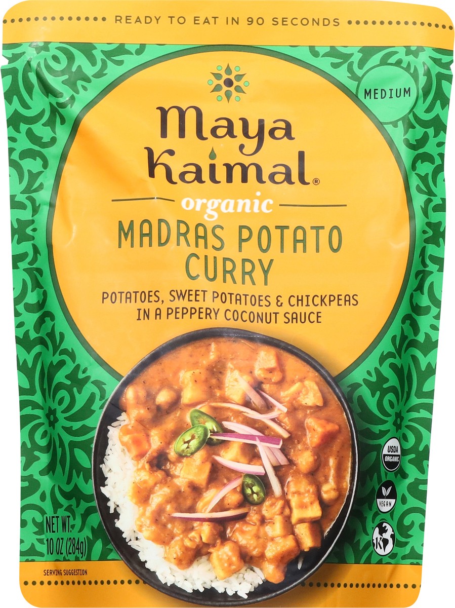 slide 2 of 14, Maya Kaimal Organic Mild Madras Potato Curry 10 oz, 10 oz