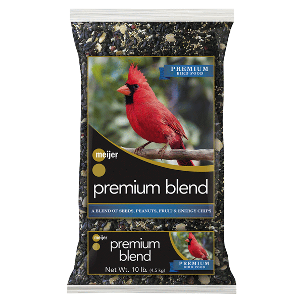 slide 1 of 1, Meijer Premium Blend Bird Food, 10 lb