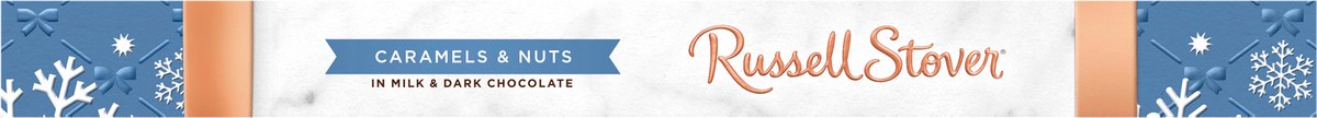 slide 4 of 12, RUSSELL STOVER Christmas Caramels & Nuts in Milk & Dark Chocolate Gift Box, 9.4 oz. (16 pieces), 16 ct