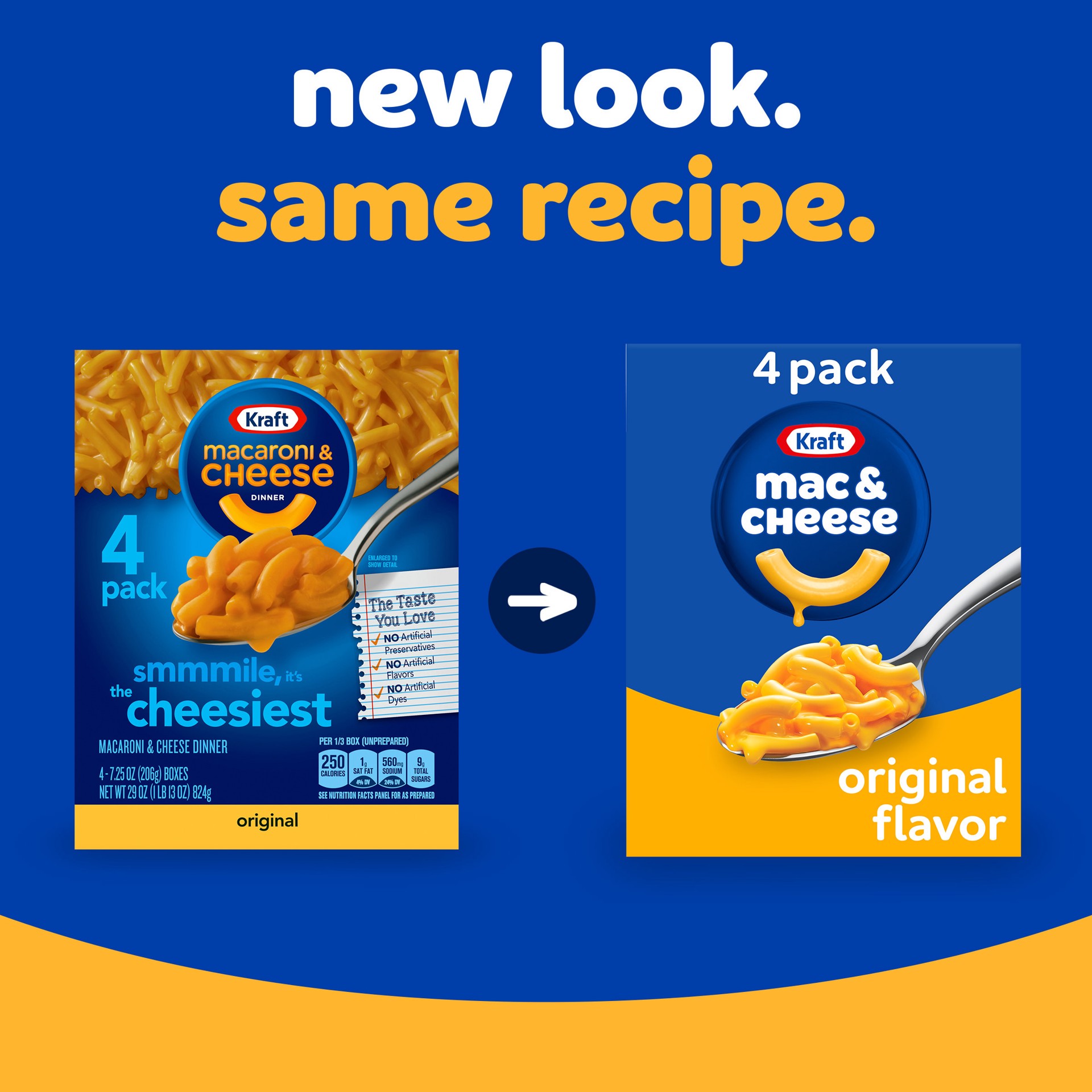 slide 5 of 5, Kraft Original Mac & Cheese Macaroni and Cheese Dinner, 4 ct Pack, 7.25 oz Boxes, 4 ct